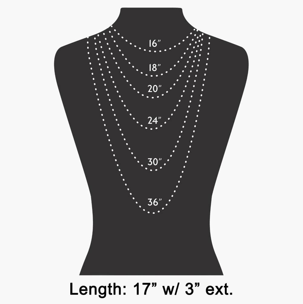 Heart And Floral Ceramic Bead Charms Necklace - Proper