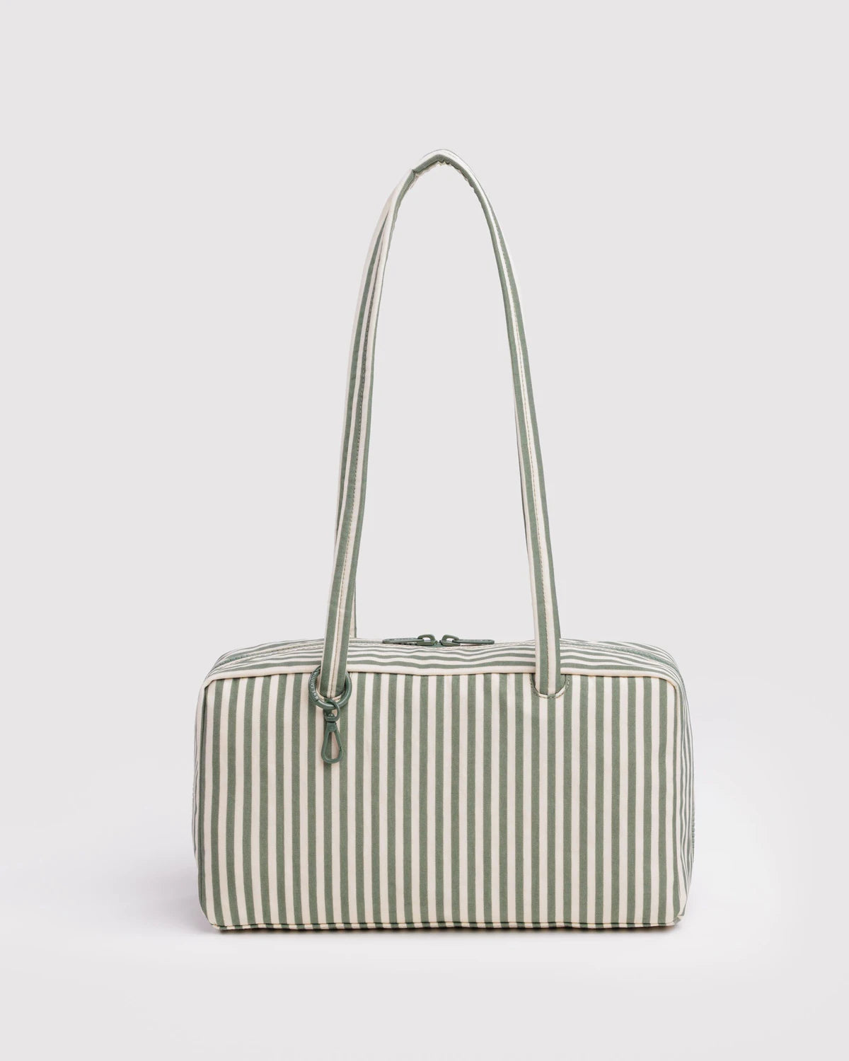 Baggu Nylon Bowler Bag - Sage Stripe - Proper