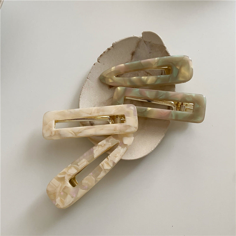 Gemma Marbled Printed Hair Clip (Set of 2) - Proper