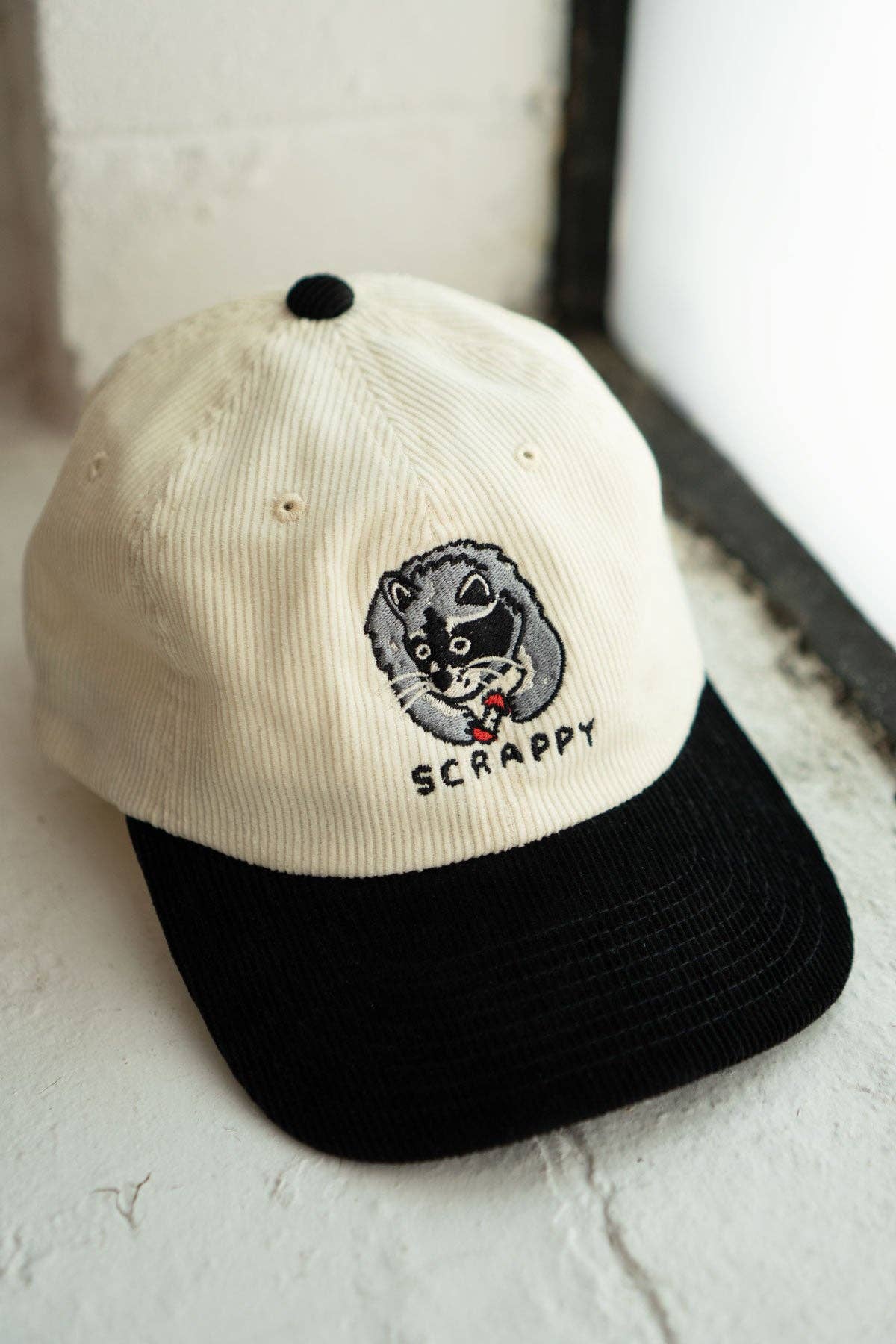 Scrappy Two-Tone Corduroy Hat