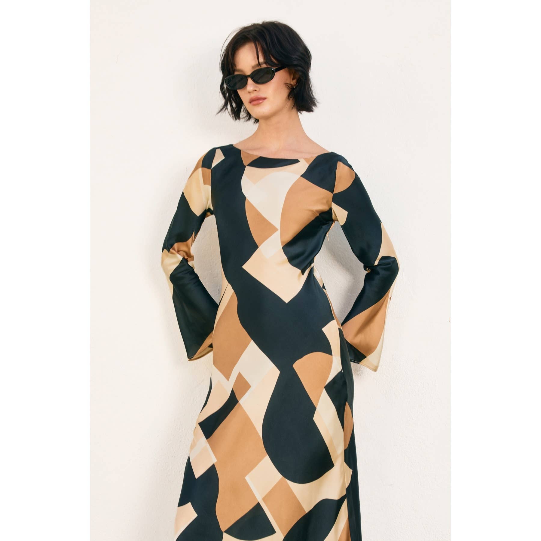 First Class Boat Neck Maxi Dress - Proper