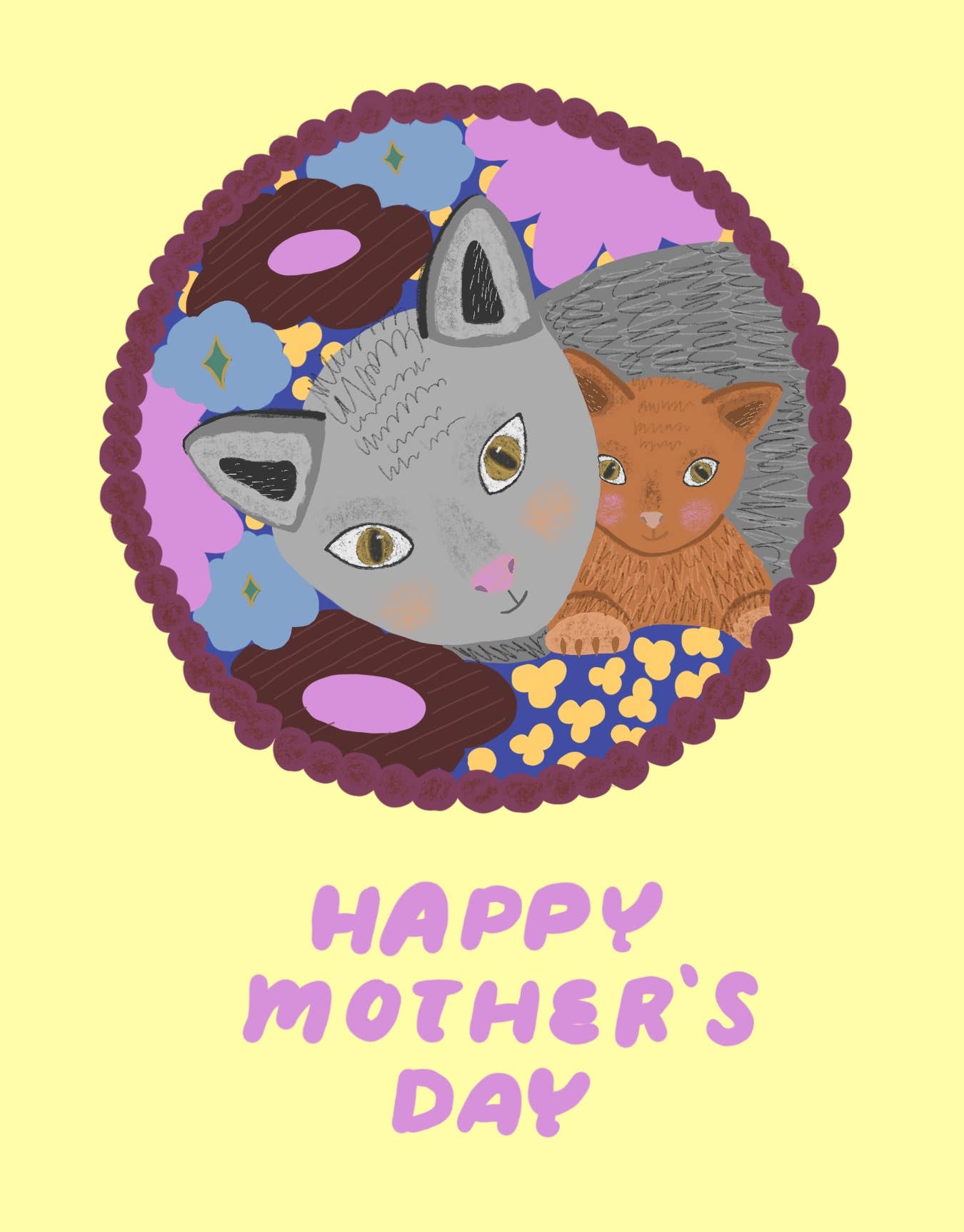 Mother’s Day Cat Card - Proper