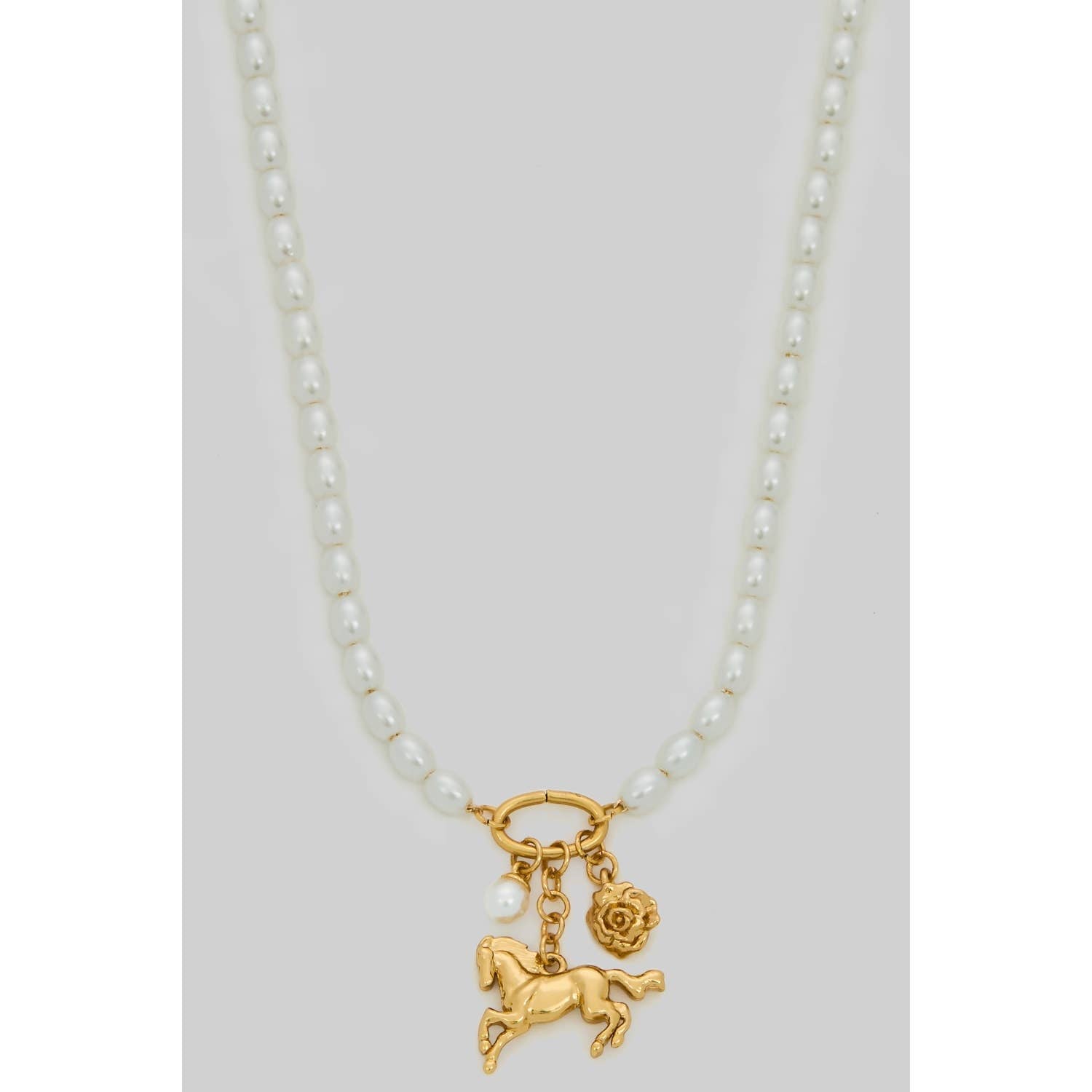 Horse Pearl Necklace - Proper