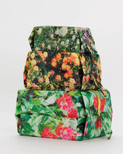 Baggu 3D Zip Set - Photo Florals - Proper