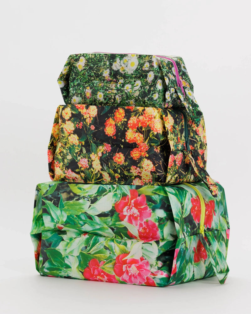 Baggu 3D Zip Set - Photo Florals - Proper