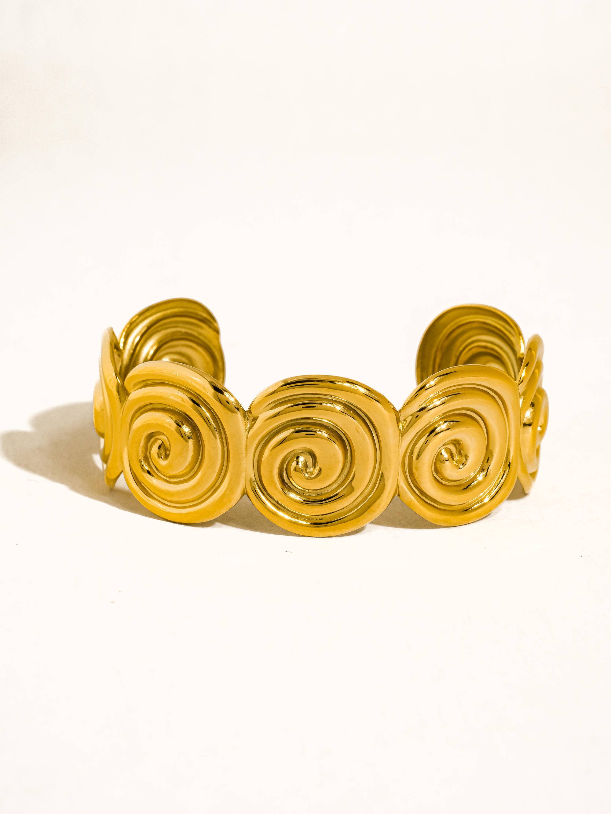 Kaelen Spiral Cuff Bracelet