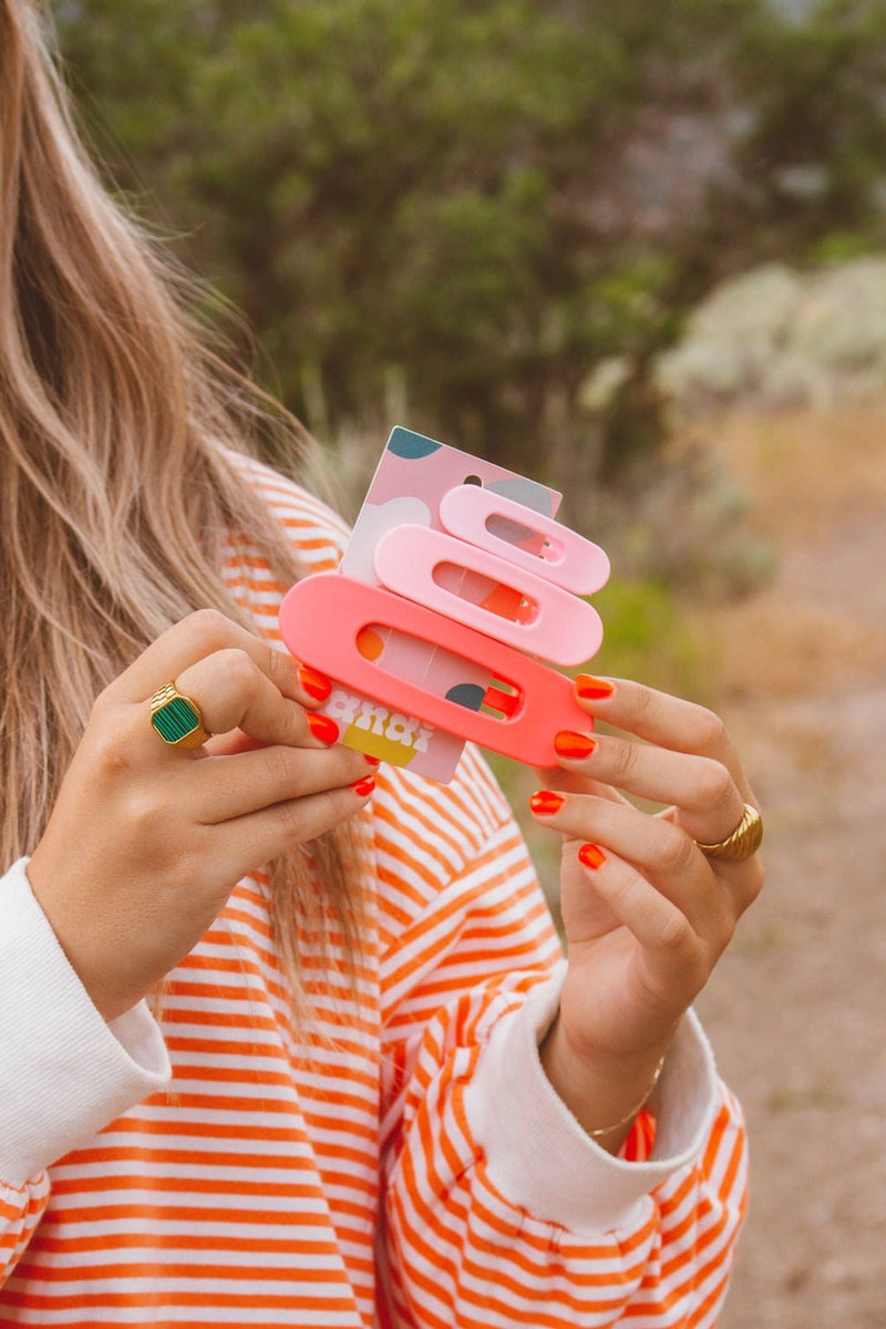 Flat Claw Clip Set - Proper