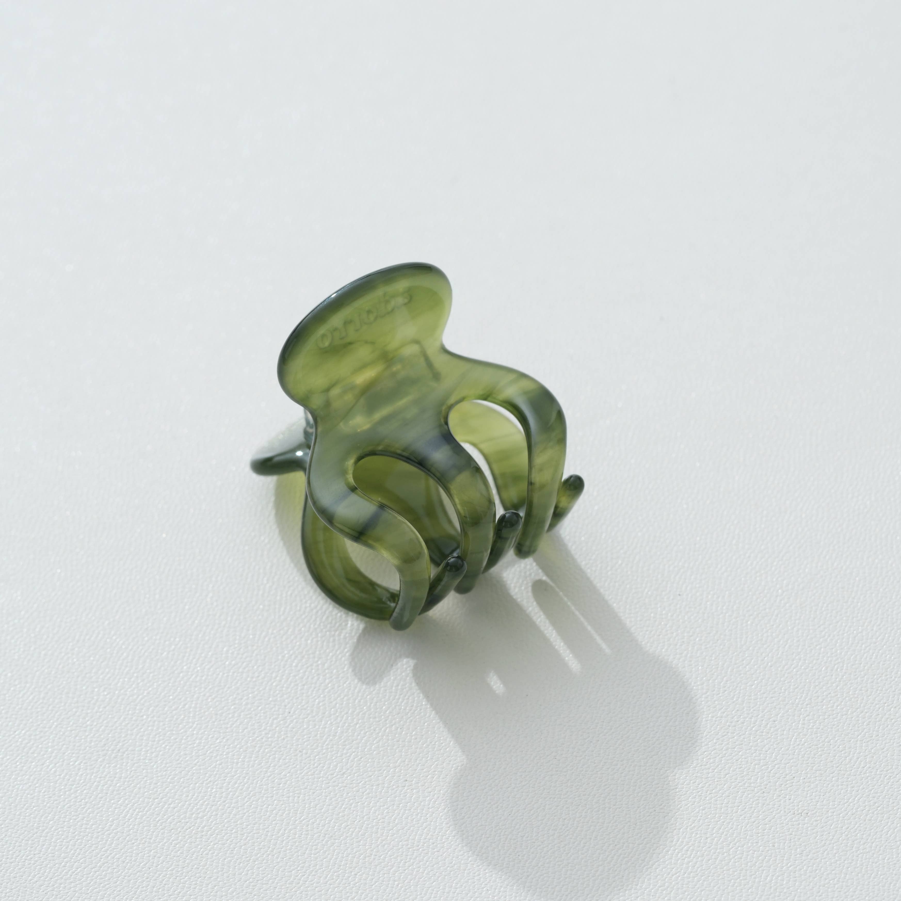 Jade Green Mini Claw Clip