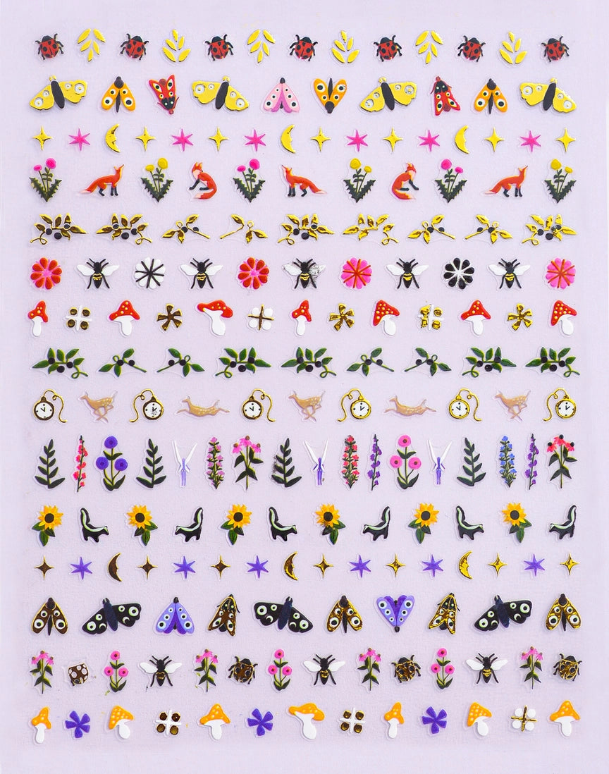 Nail Art Stickers - Wildflower - Proper