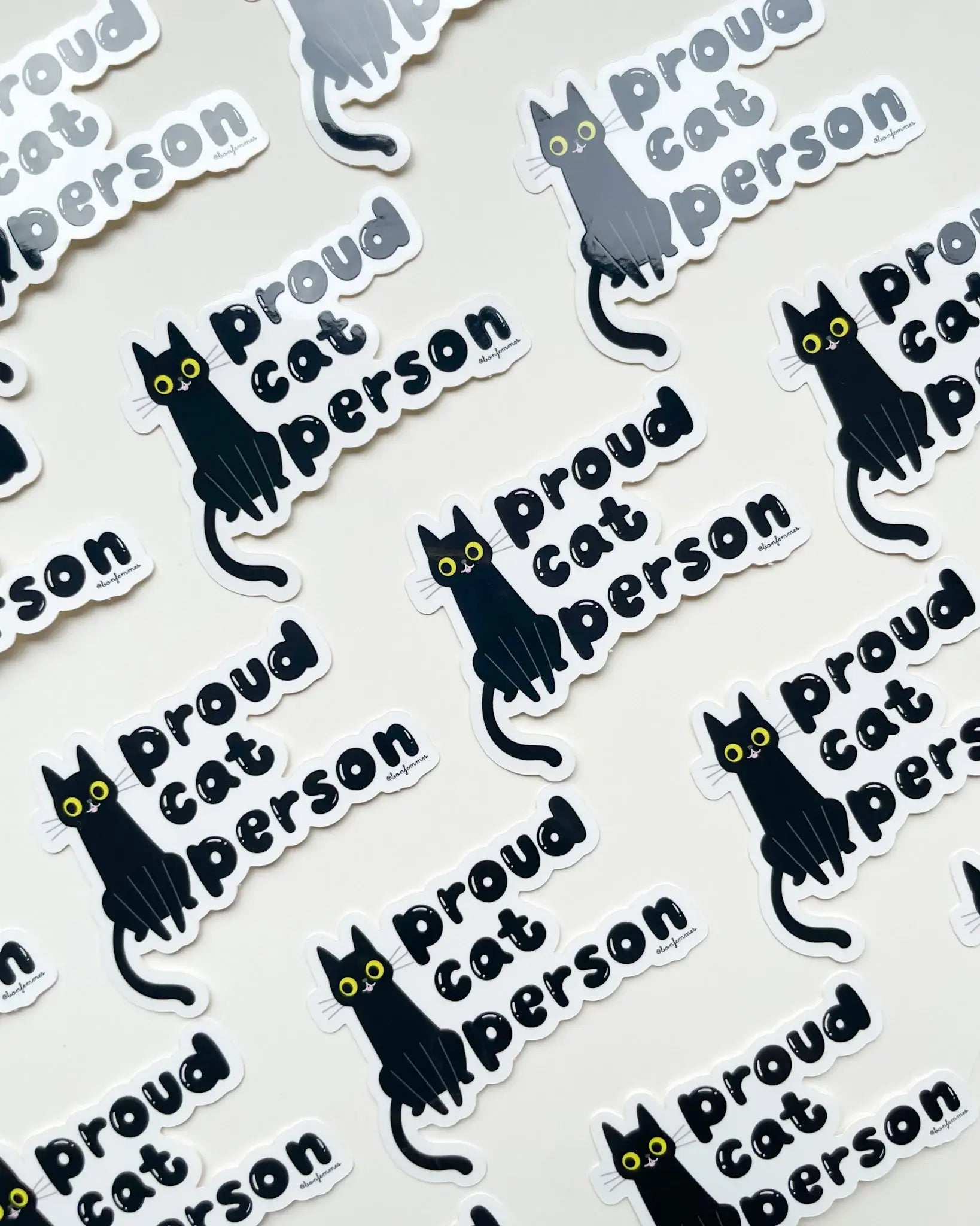 Proud Cat Person Sticker - Proper