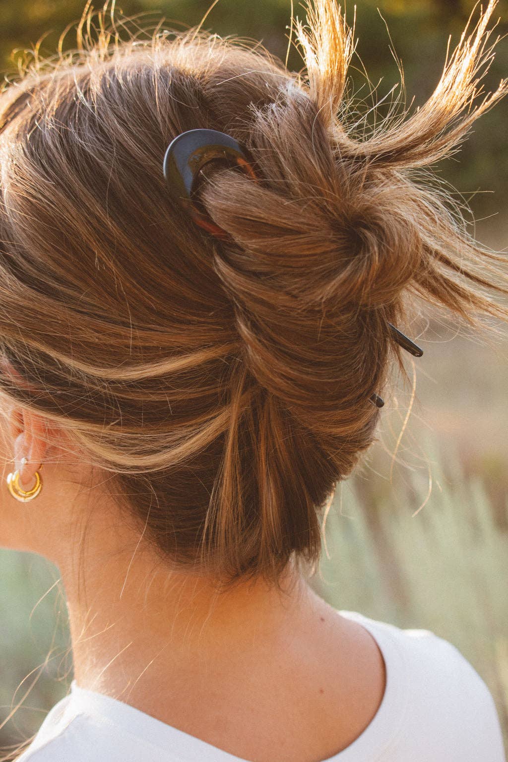 Glossy Wavy Hair Pin