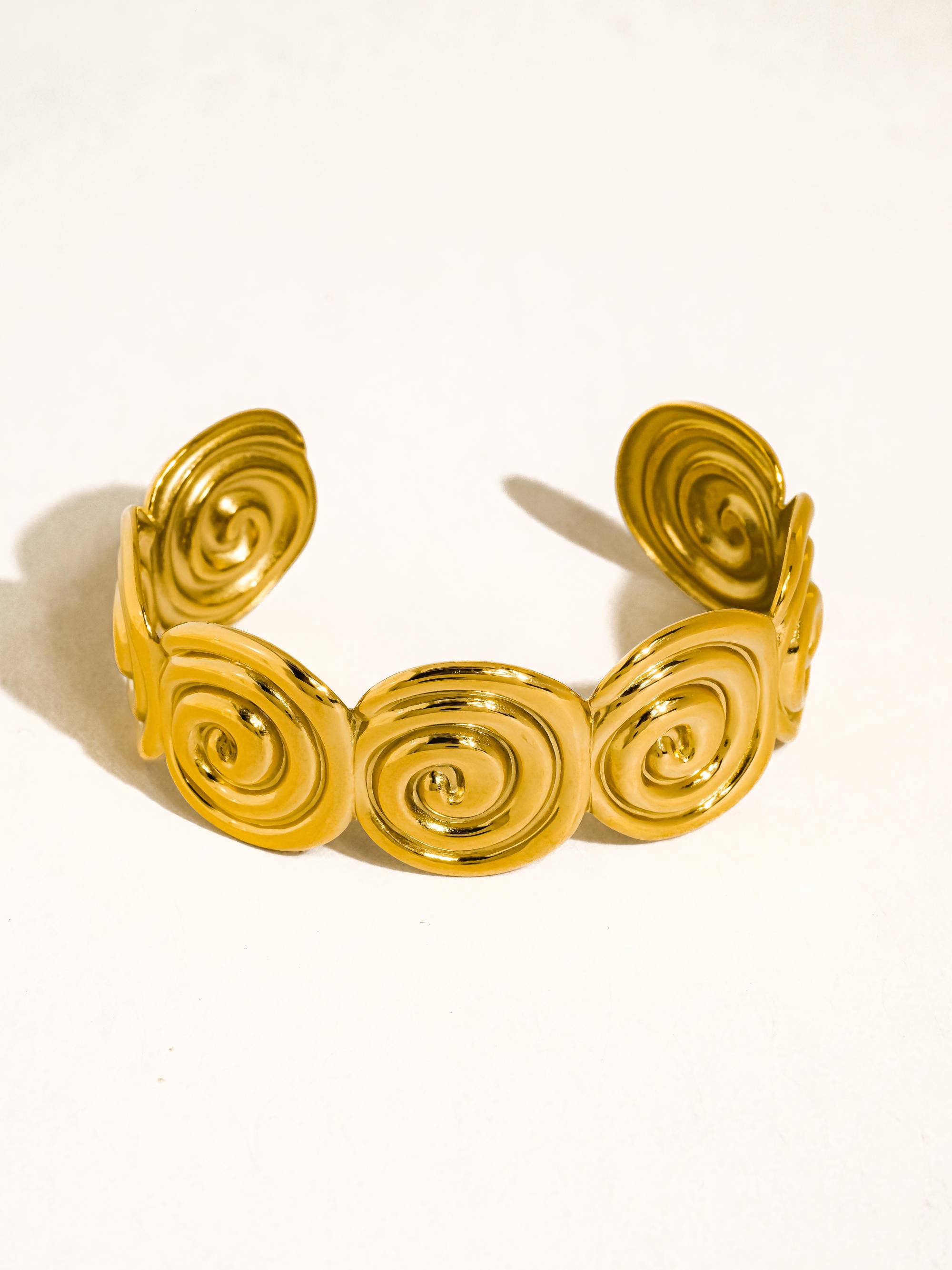 Kaelen Spiral Cuff Bracelet