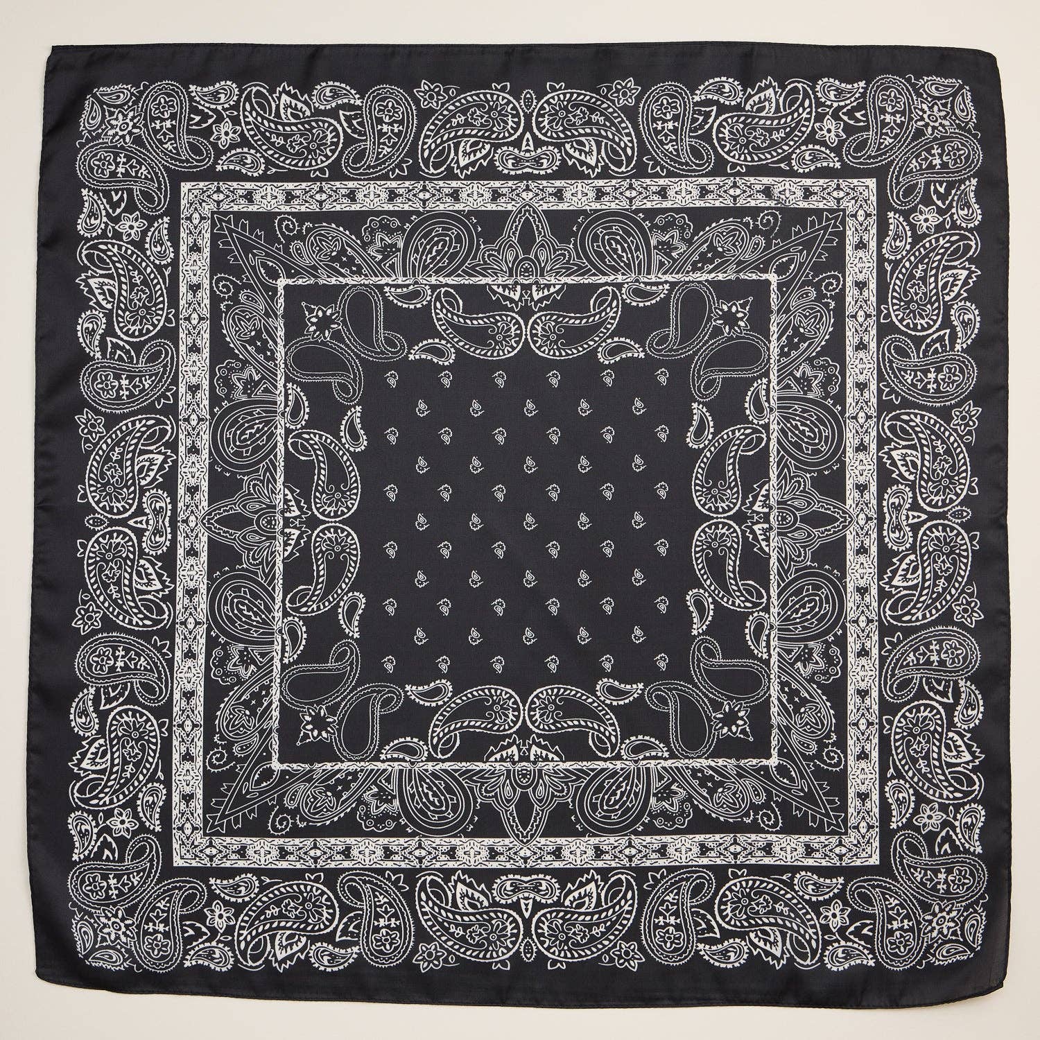 Paisley Bandana Square Scarf - Proper
