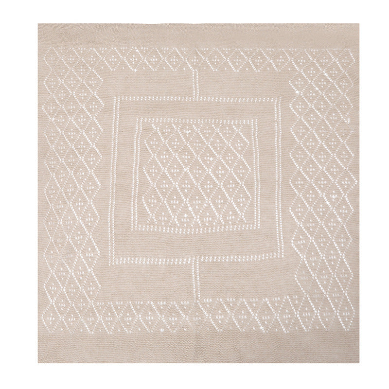 Soft Knit Pointelle Scarf