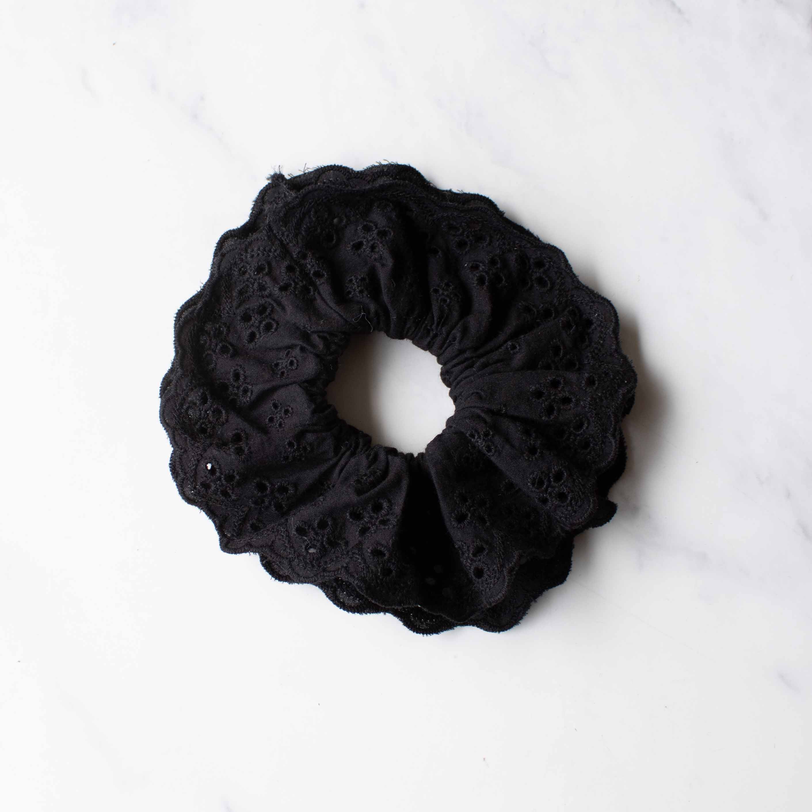Floral Lace Scrunchie