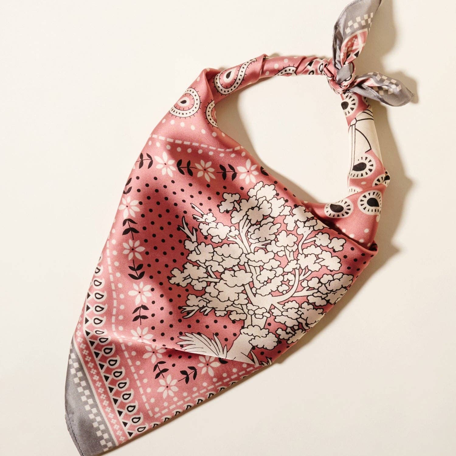 Western-Inspired Paisley Print Scarf - Proper