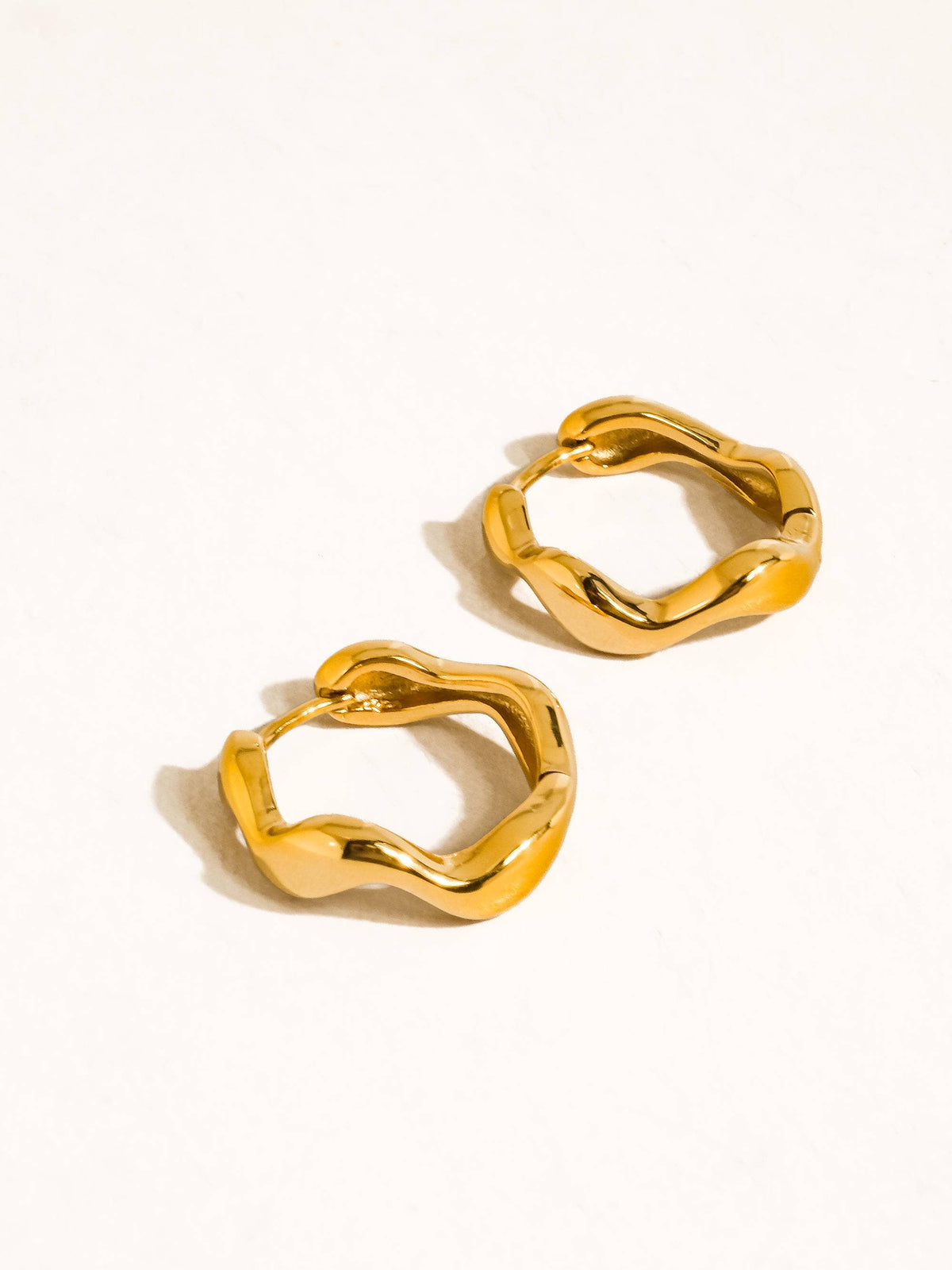 Bellac Wavy Hoop Earrings