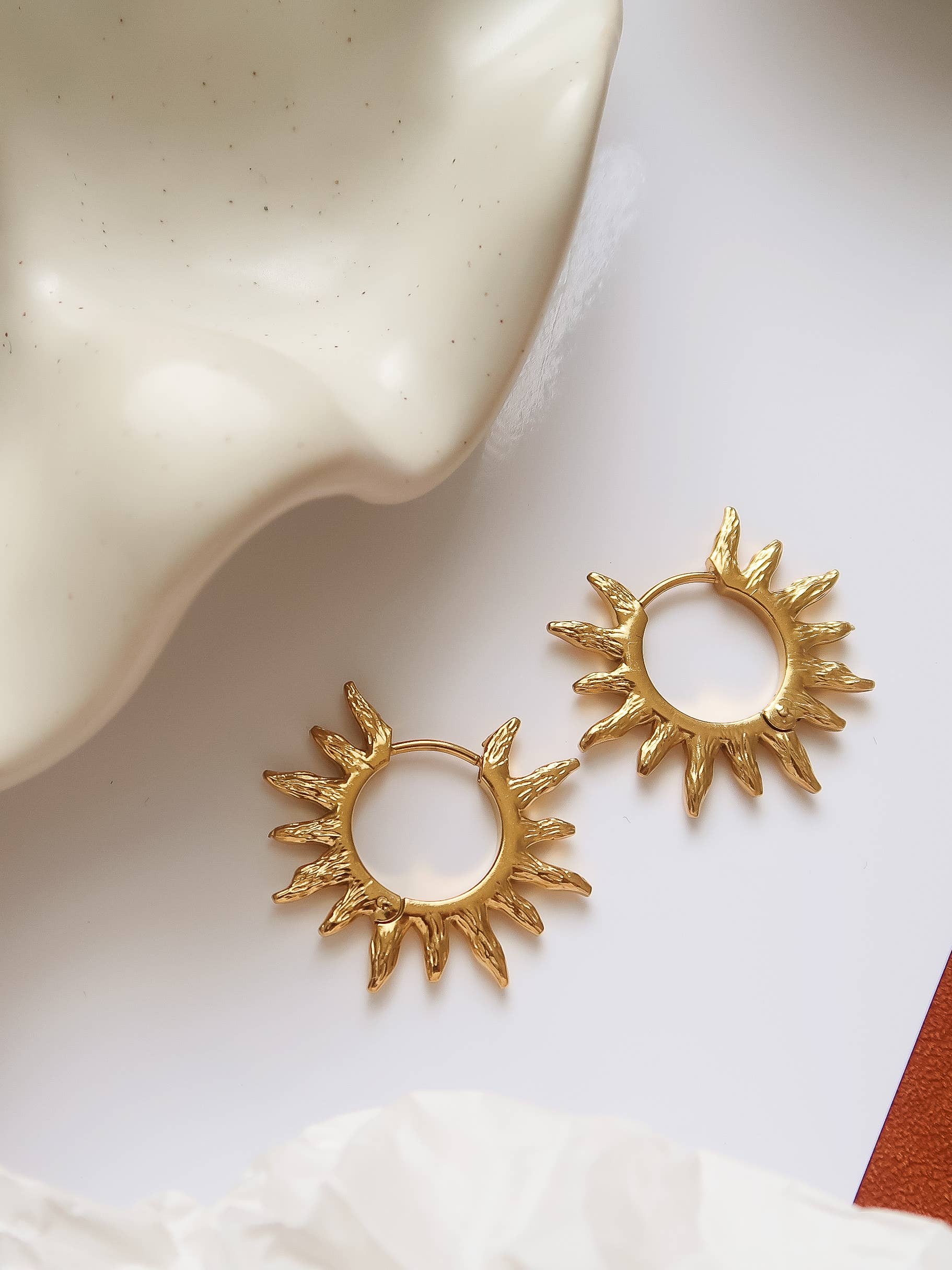 Sablière Sunburst Hoop Earrings