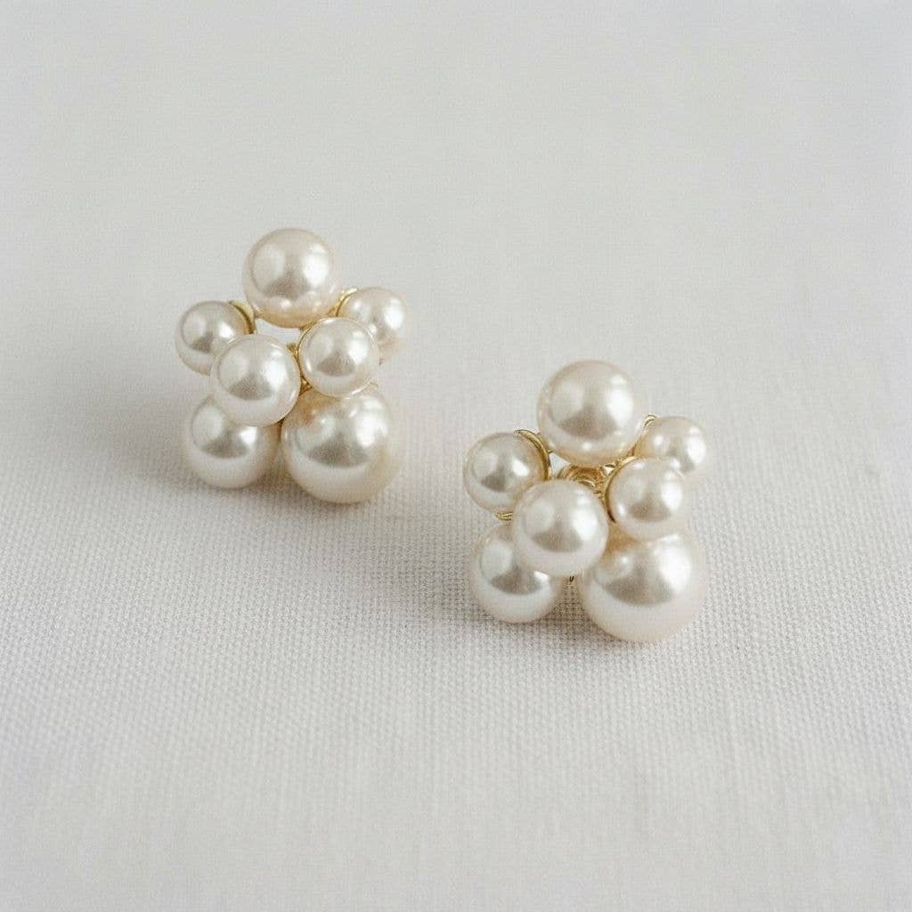 Pearl Bauble Earrings