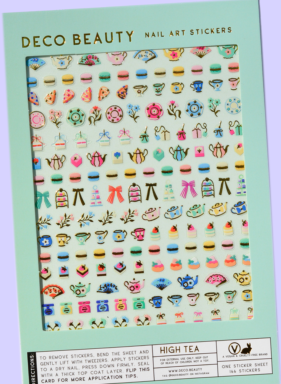 Nail Art Stickers - High Tea - Proper
