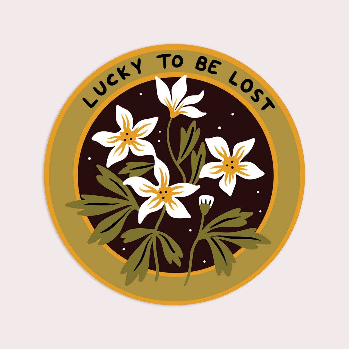 Lucky to be Lost Sticker | Waterproof Vinyl Sticker - Proper