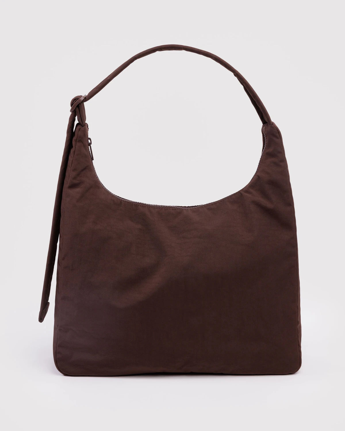 Nylon Shoulder Bag - Coffee - Proper
