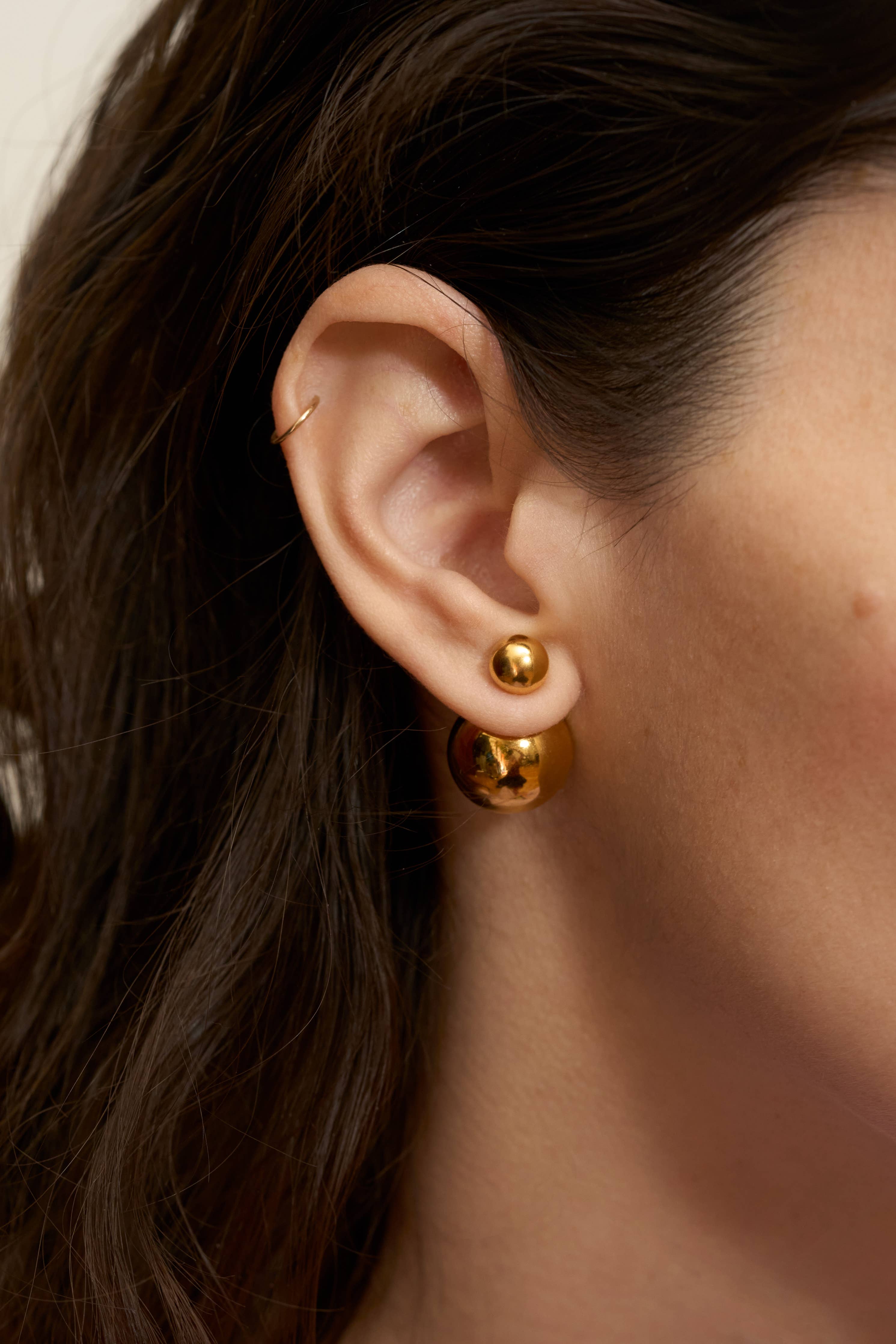Duo Studs - 18k Gold Plated - Proper