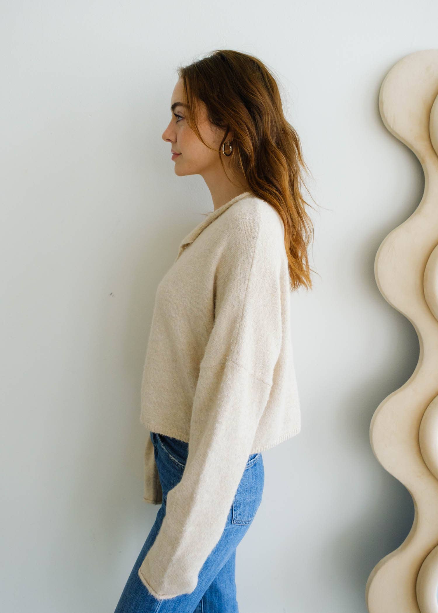 Natural Piper Cardigan - Proper