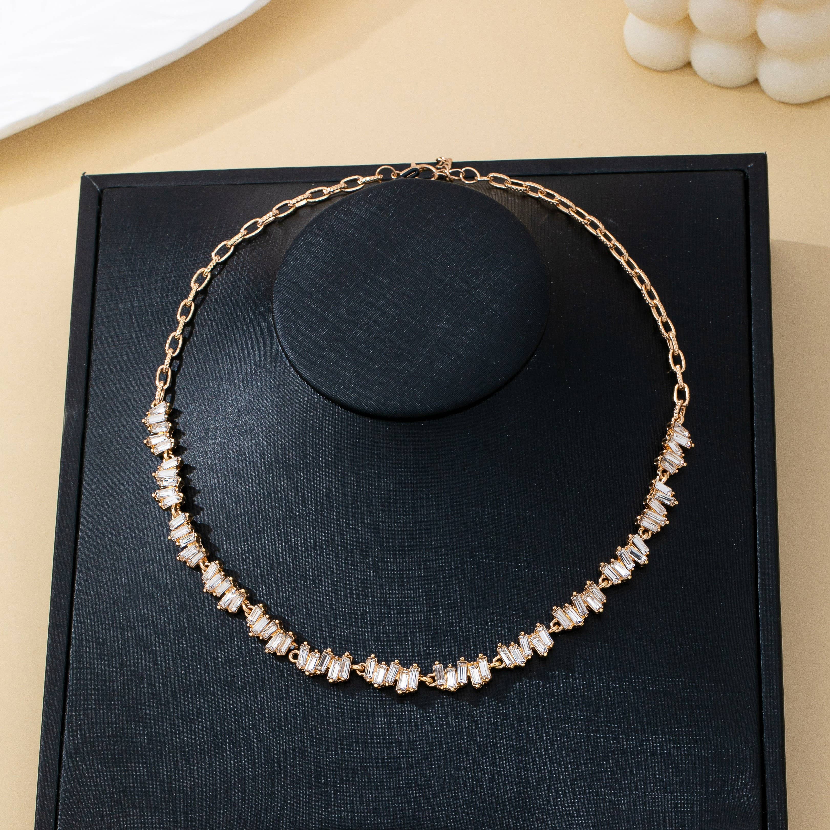 Baguette Crystal Necklace