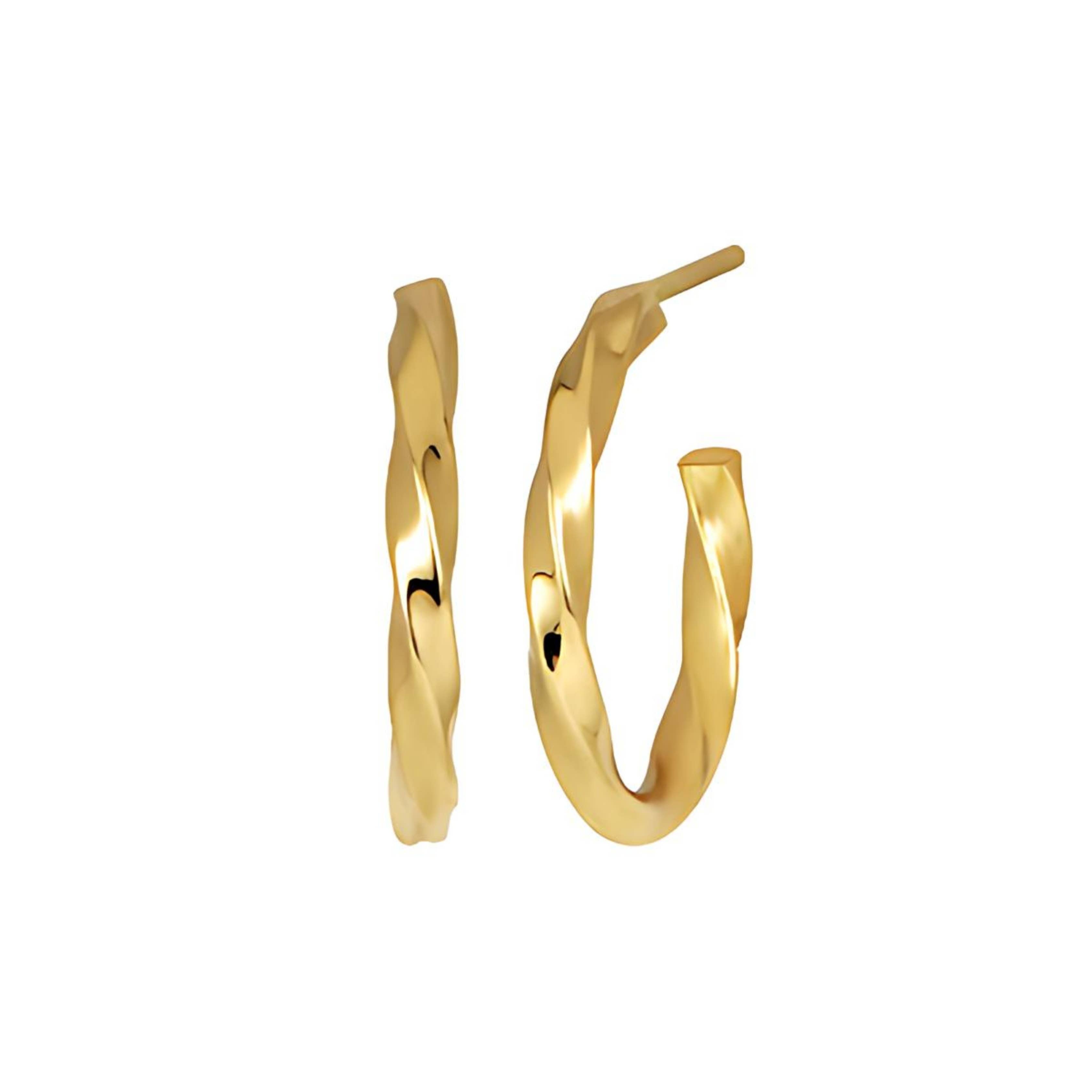 Twist Hoop Earrings - Proper
