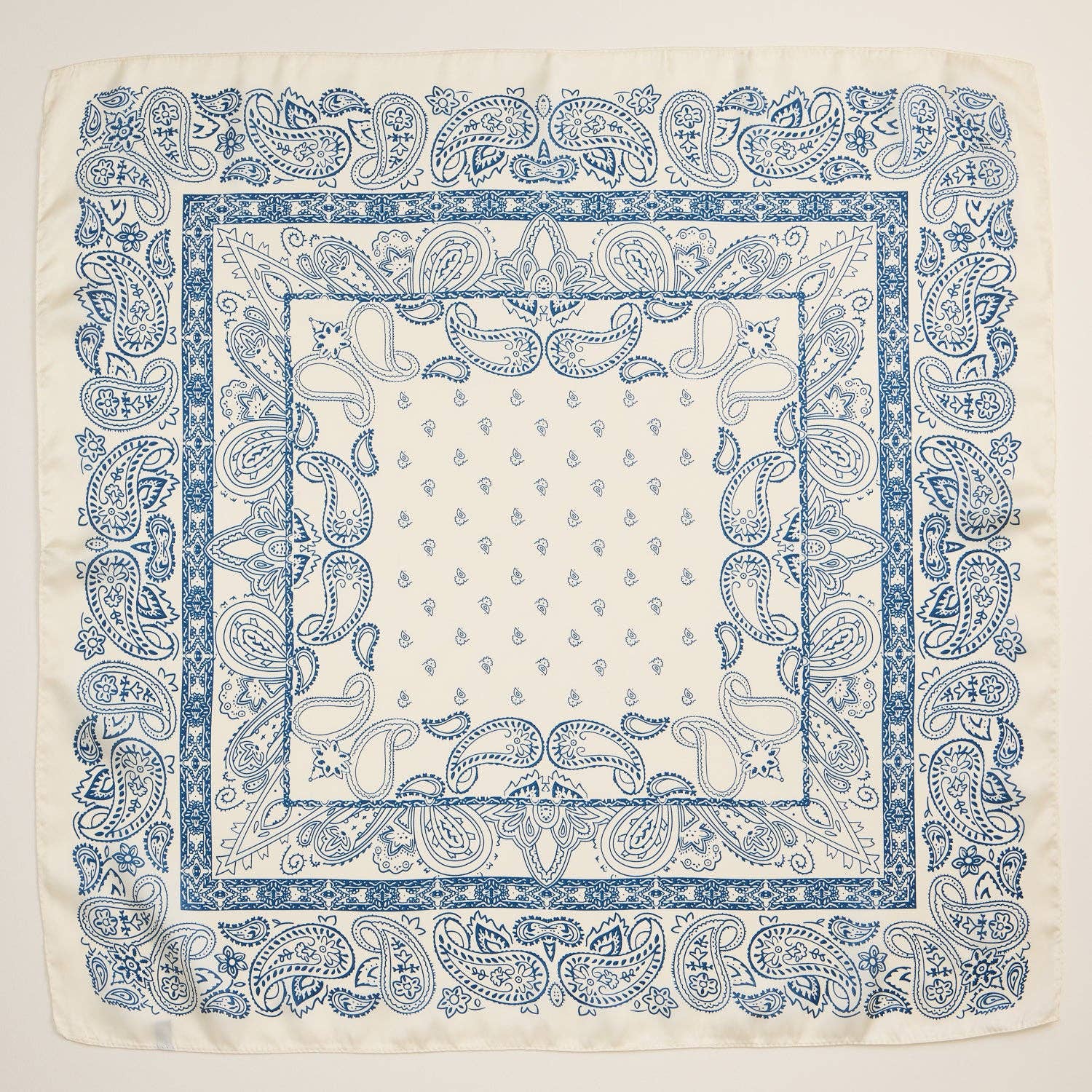 Paisley Bandana Square Scarf - Proper