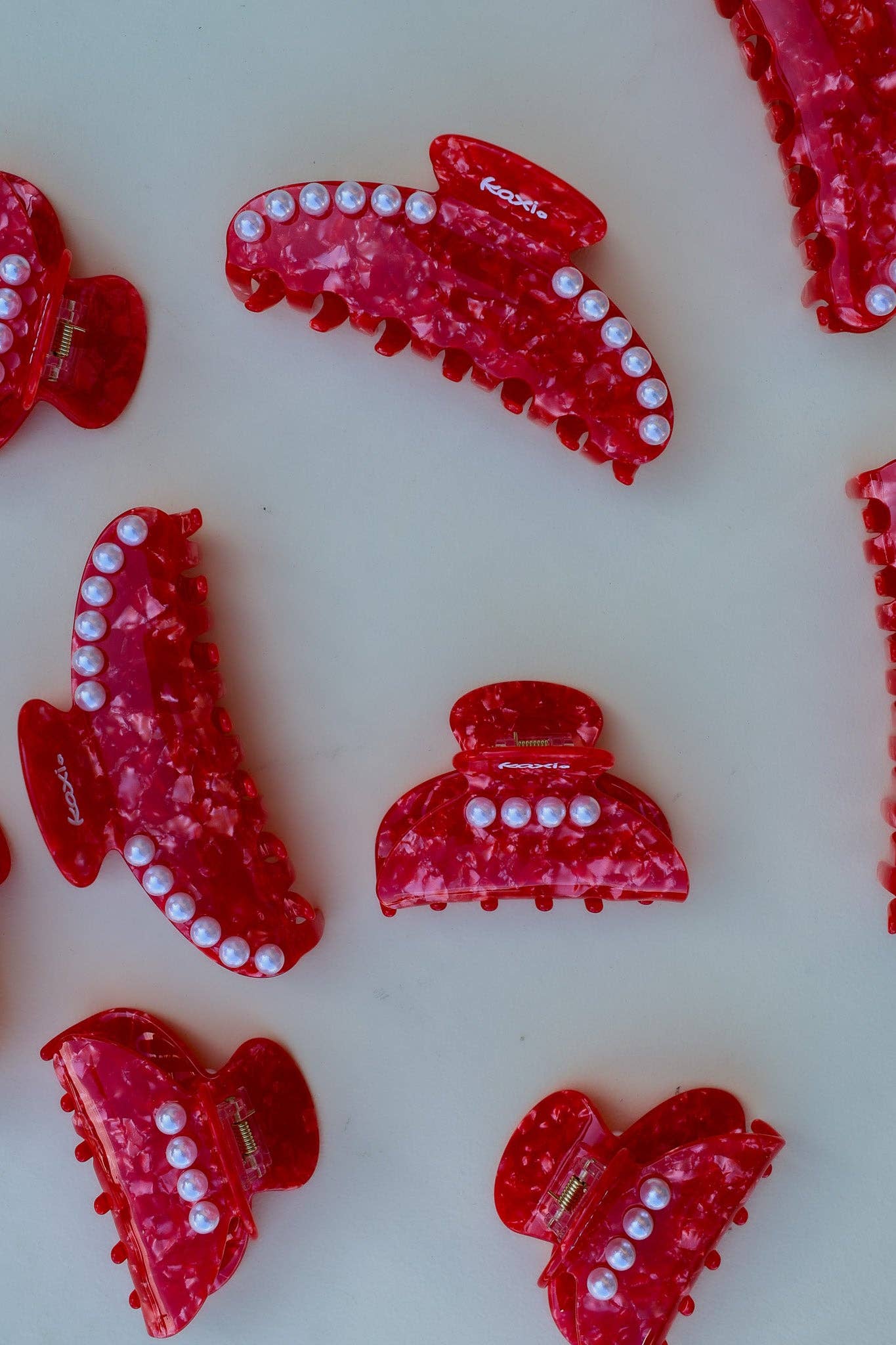 Red Pearl Claw Clip - Proper