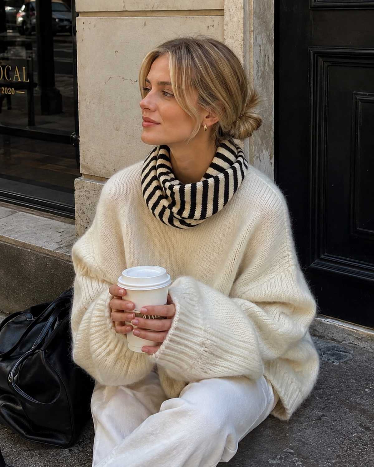 Slim Minimalist Knit Scarf