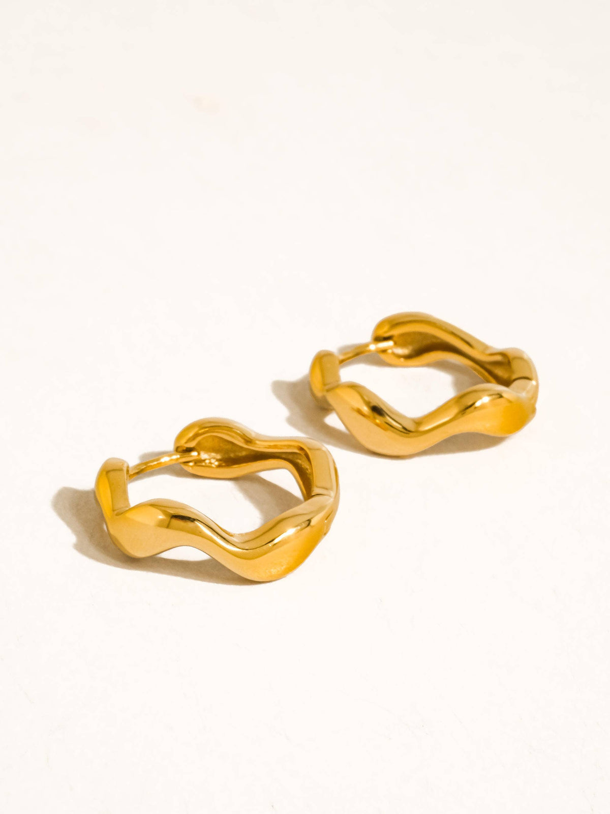 Bellac Wavy Hoop Earrings