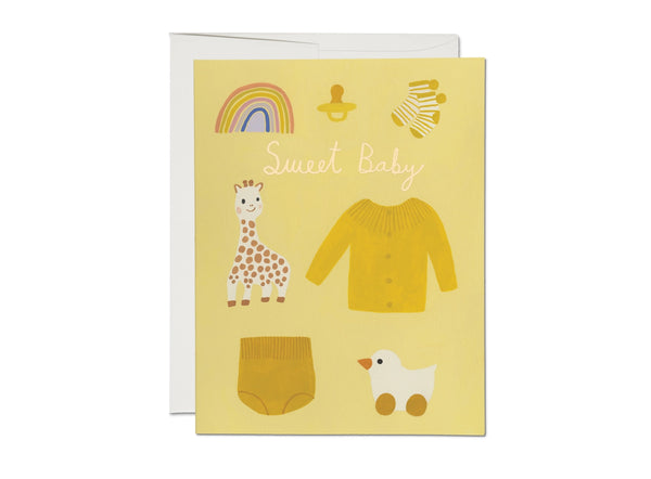 Yellow Baby Card - Proper