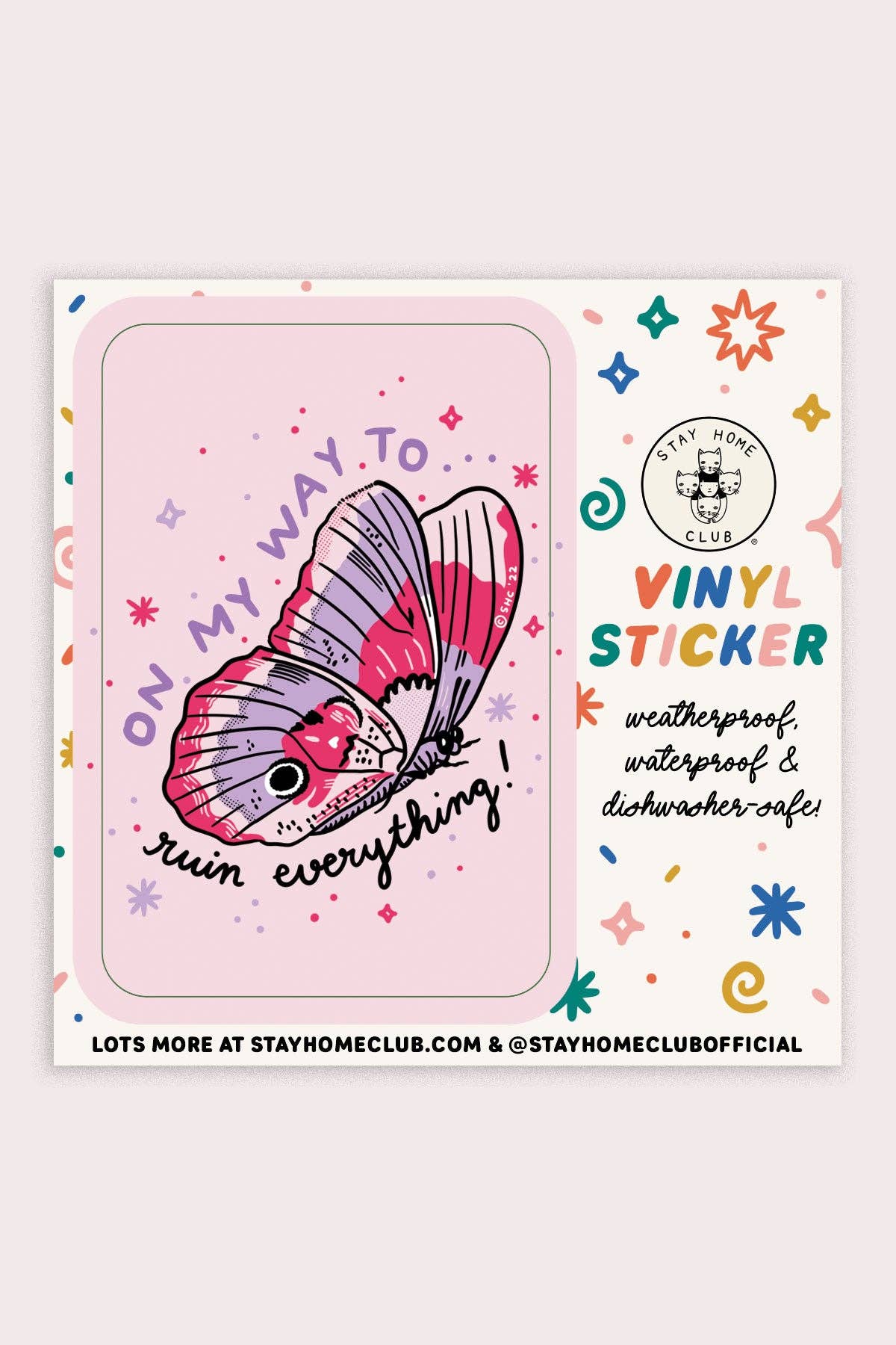 Ruin Butterfly Sticker | Waterproof Vinyl Sticker - Proper