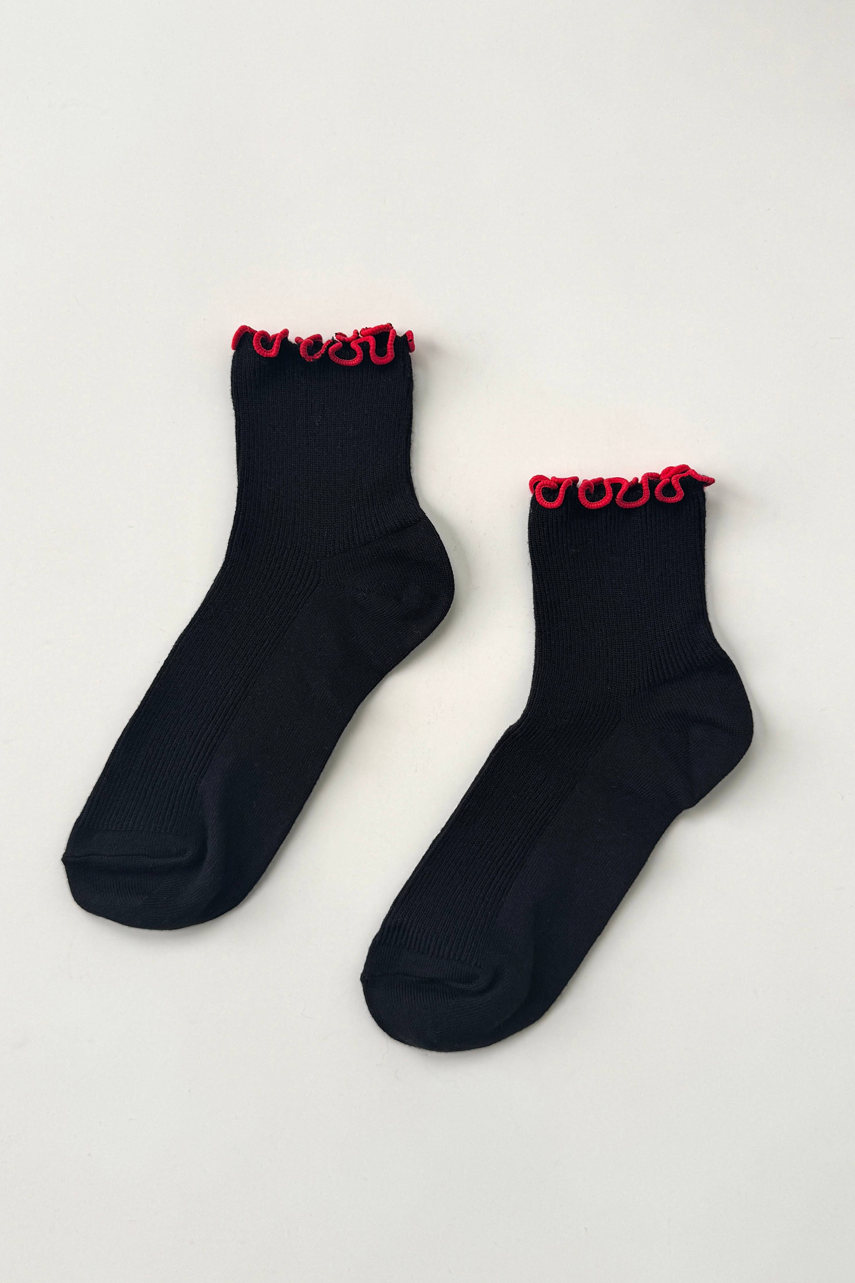 The Petite Ruffled Modal Socks (wholesale) - Proper