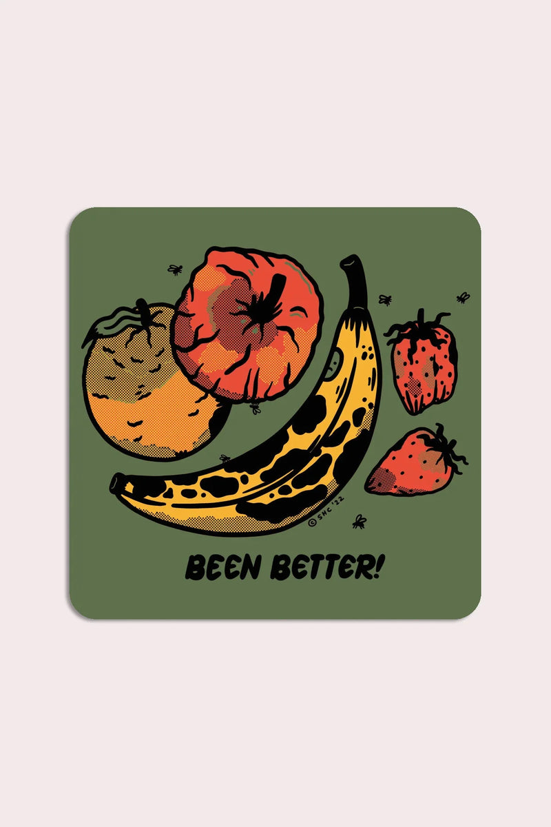 Been Better (Fruit Plate) Vinyl Sticker - Proper