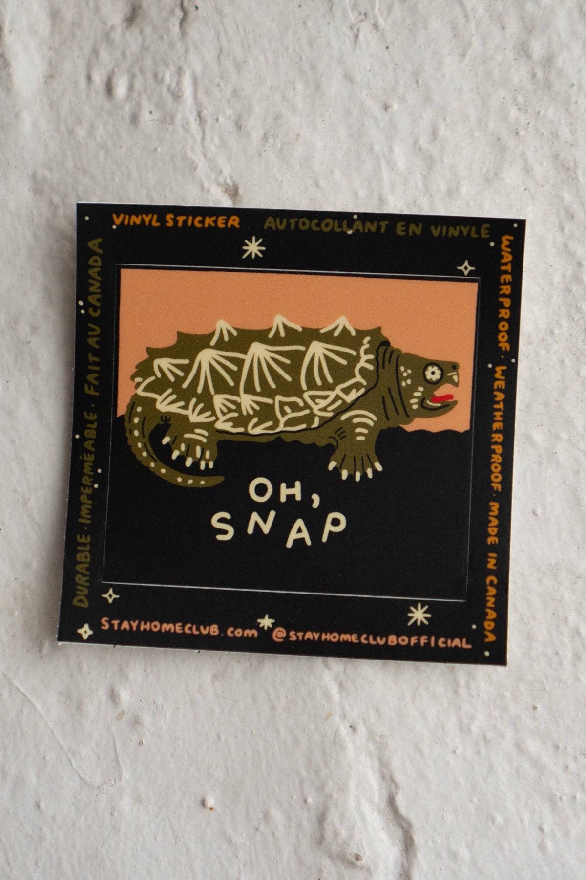 Oh Snap Vinyl Sticker - Proper