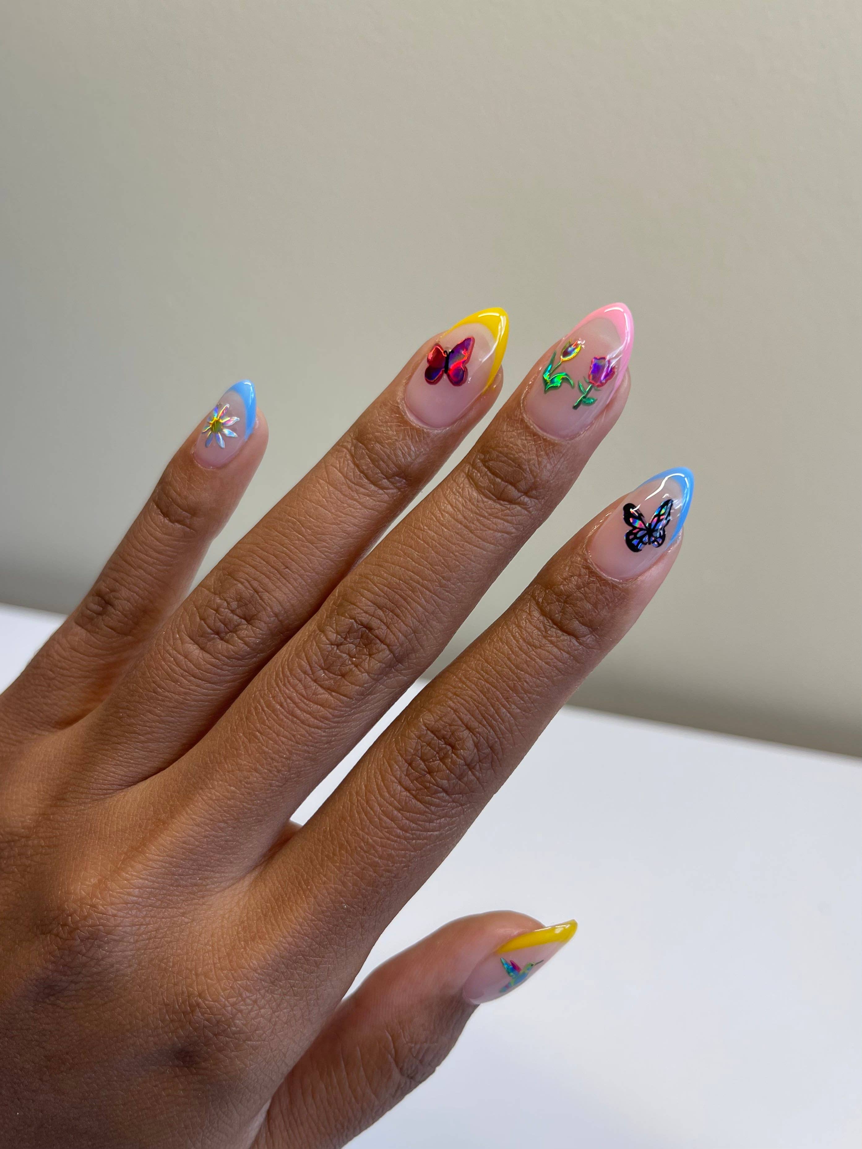 Nail Art Stickers - Bluebell