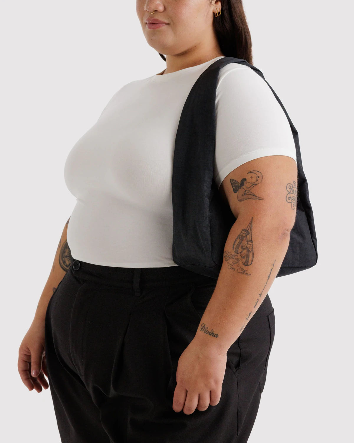 Small Nylon Meringue Bag - Black - Proper