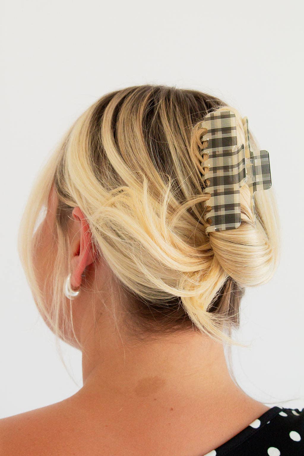 Gingham Edit Claw Clip