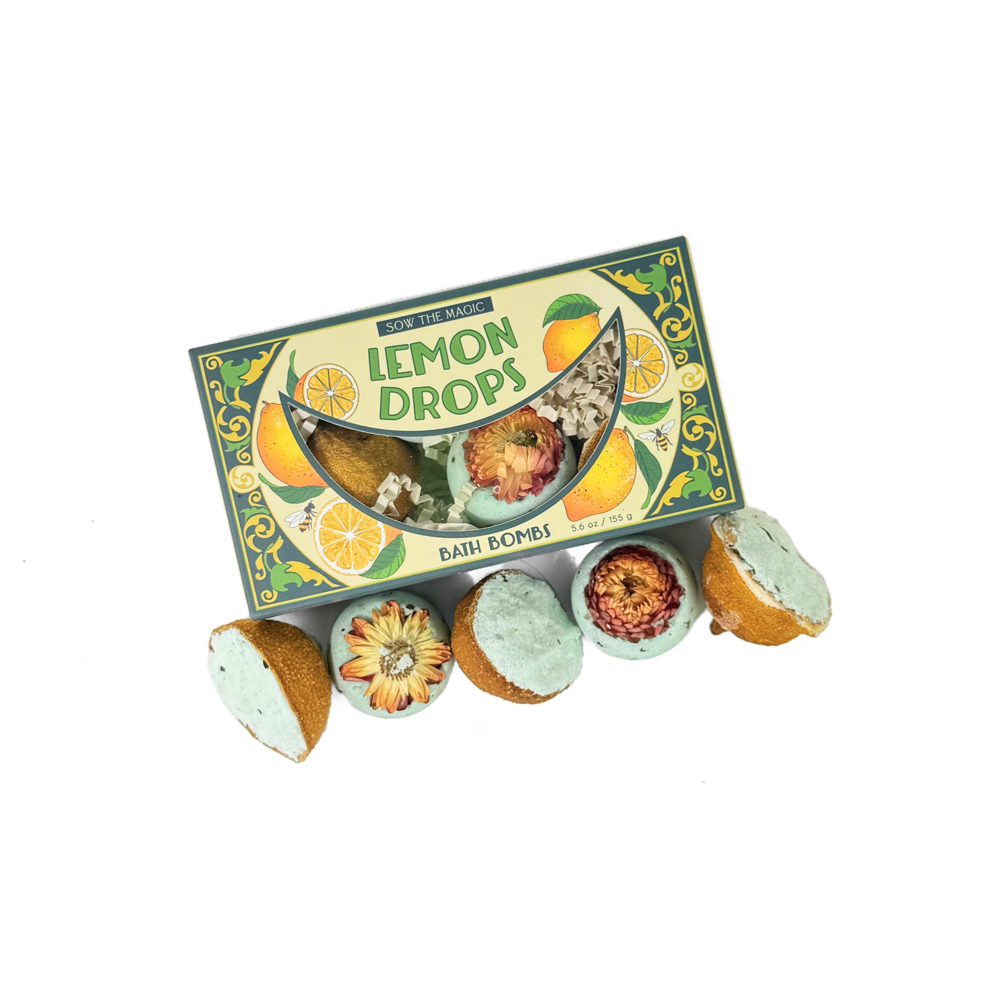 Natural Lemon Drop Bath Bomb Gift Set - Proper