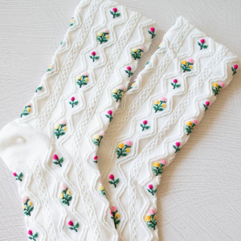 Romantic Floral Casual Socks - Proper