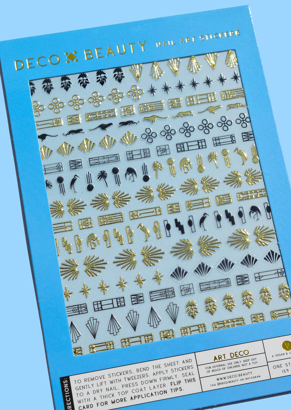 Nail Art Stickers - Art Deco