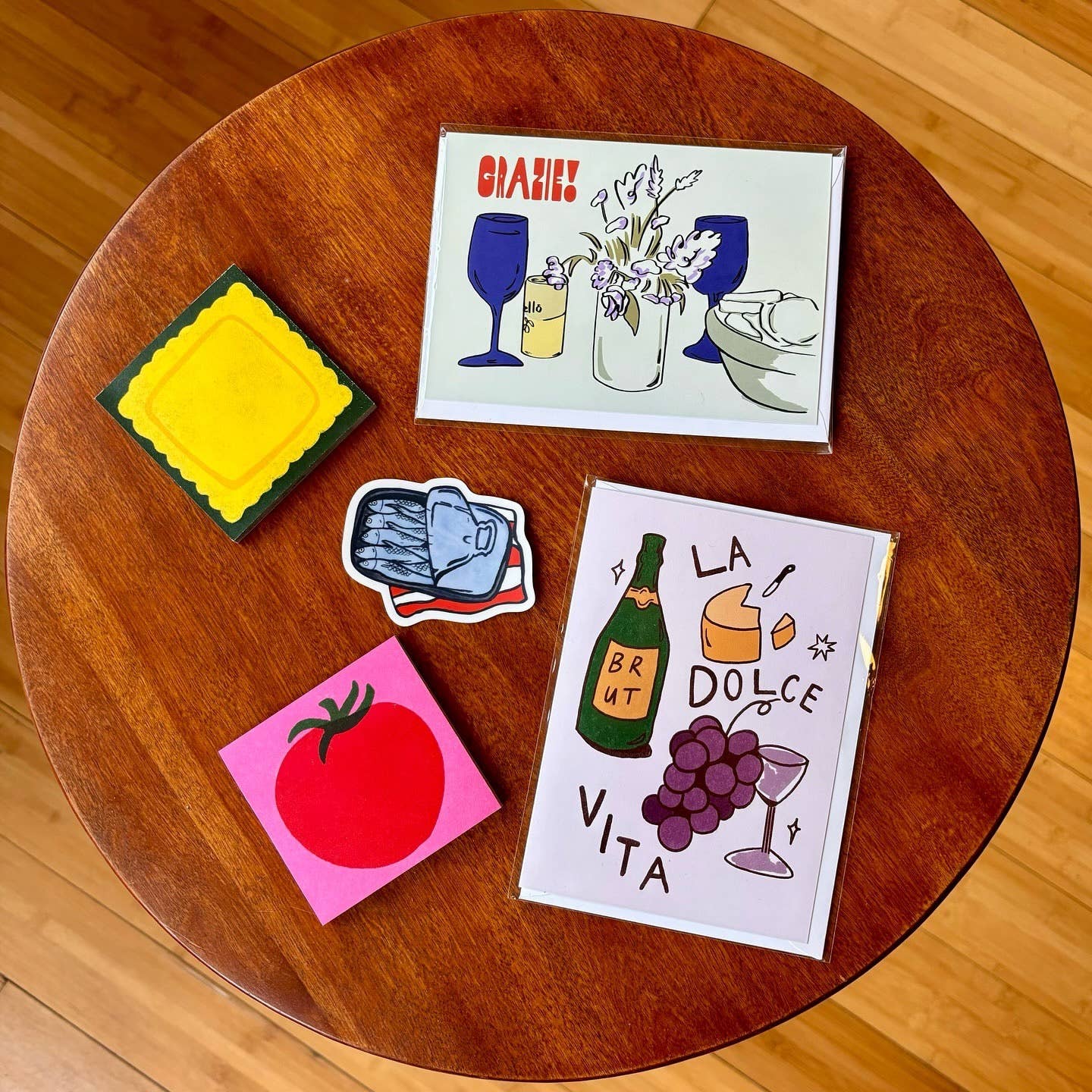Pasta Sticky Notes - Proper
