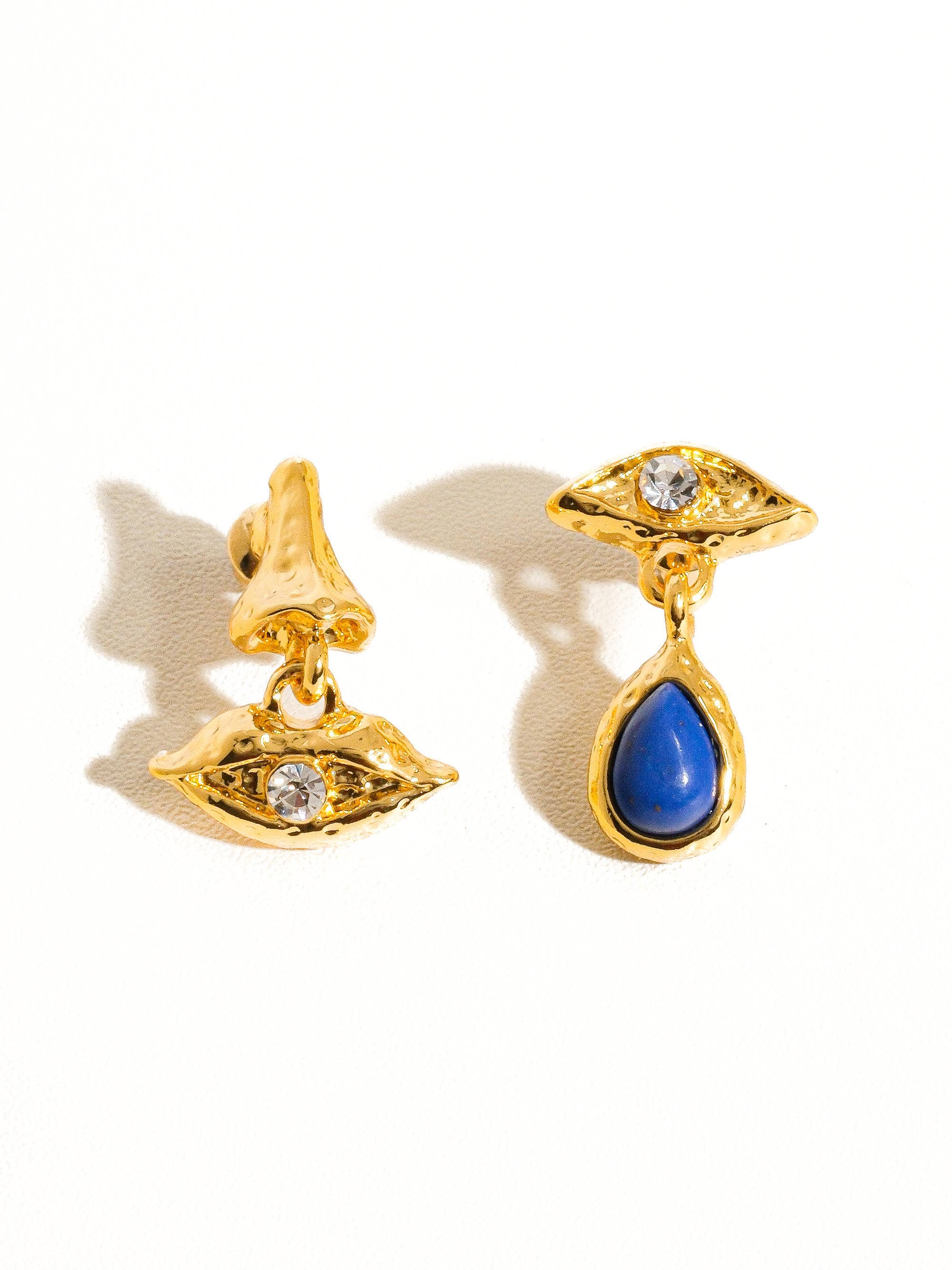 Eden Mismatched Eye and Lip Earring