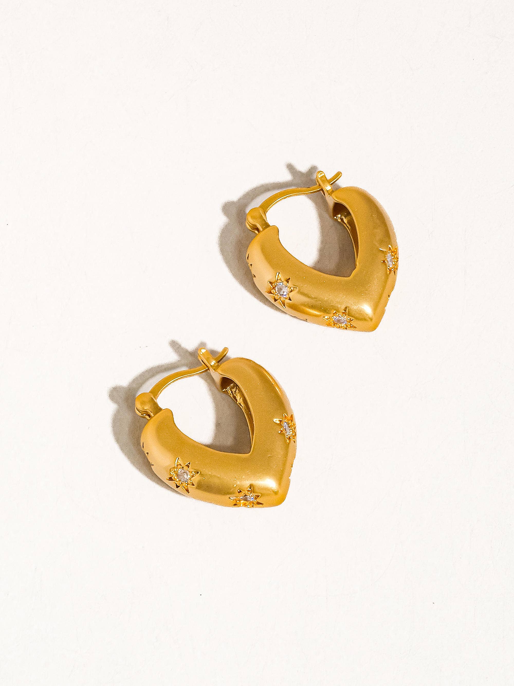 Desi Heart Hoop Earring - Proper