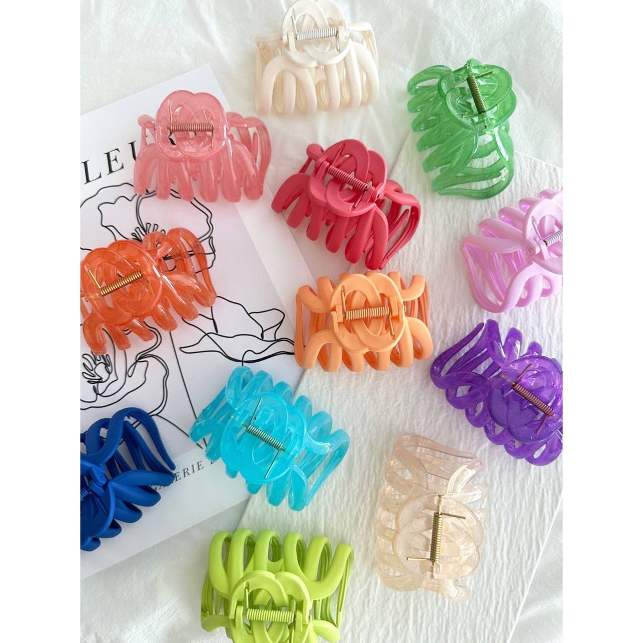Colorful Wavy Clips - CECILE - Proper