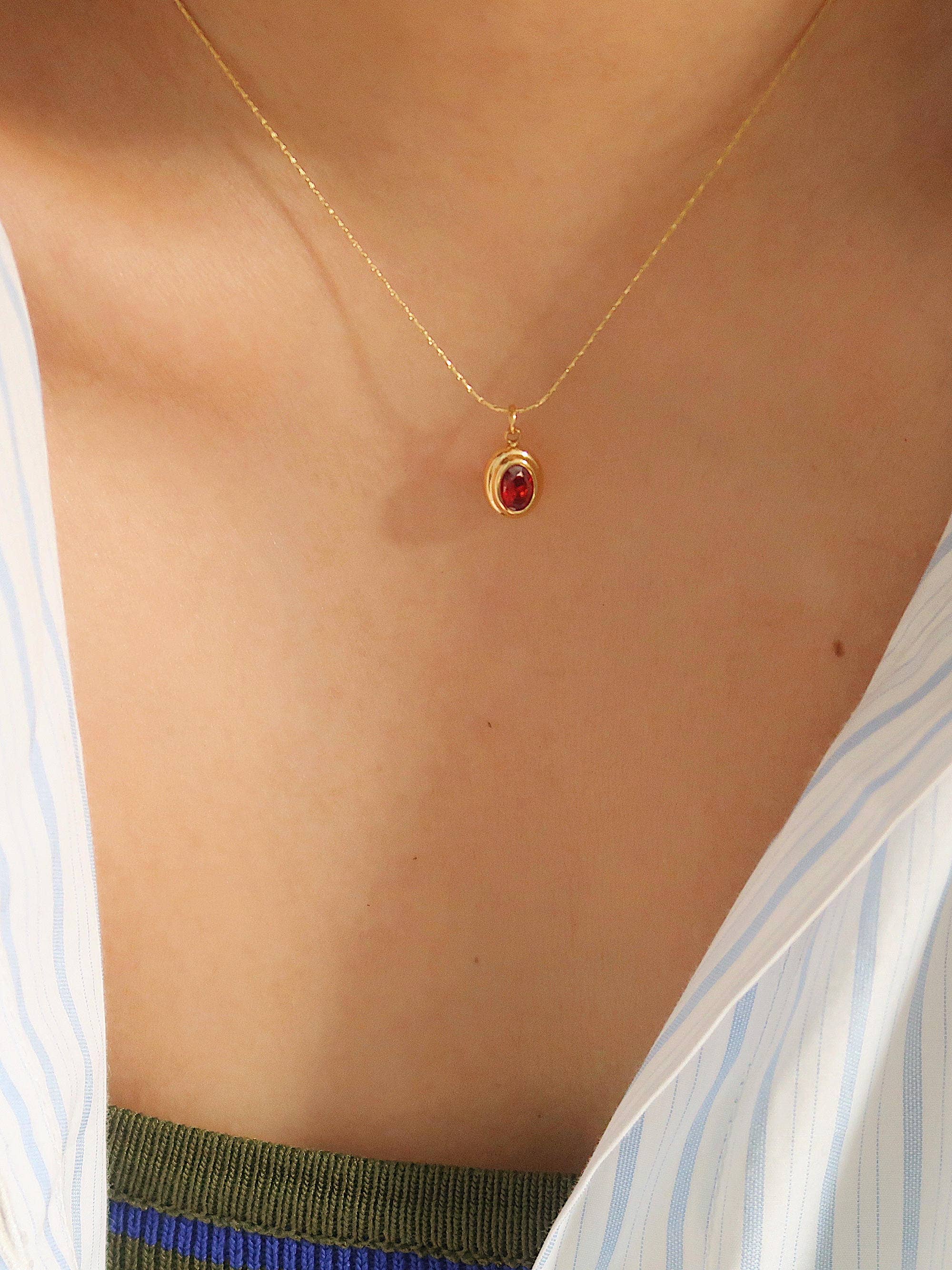 Cornelia Gemstone Necklace